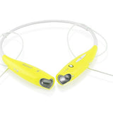 GEARONIC TM Wireless Sport Stereo Headset Bluetooth Earphone Headphone Compatible with Android or iPhone - Yellow