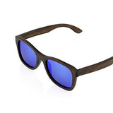 Oct17 Bamboo Wood Wooden Polarized Lens Sunglasses Real Eyewear Sunglass Men Women - Silver