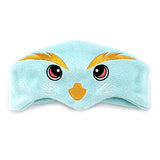 Kids Headphones Soft Flexible Fleece Headband Children's Earphones for School Home Travel - Sky Blue Penguin