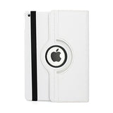 GEARONIC TM for Apple iPad Air 2 360 Degree Rotating Stand Smart Cover PU Leather Swivel Case - White