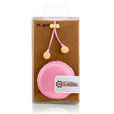 GEARONIC TM Cute 3.5mm in Ear Earphones Earbuds Headset with Macaroon Ear Buds Organizer Box Case for iPhone,for Samsung,for Mp3 iPod Pc Music - Pink