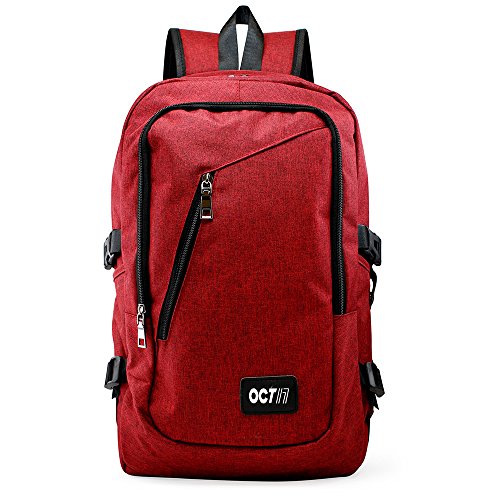 Business Laptop Backpack, Slim Anti Theft Computer Bag, Water-resistent Headphone Port, USB Charging Port Fits UNDER 17