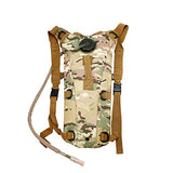 GEARONIC TM 2L Hydration System Climbing Survival Hiking Pouch Backpack Bladder Water Bag - Tan Camo