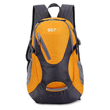 Lightweight Small Backpack Water Resistant Durable Travel Hiking Camping Outdoor Daypack Waterproof For Men Women (Orange)