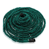 GEARONIC TM Expandable Garden Hose, Flexible Stronger Deluxe Garden Water Hose w/Spray Nozzle - 75ft Army Green